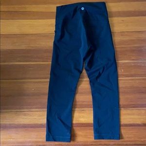 Black Cropped Lululemon Leggings